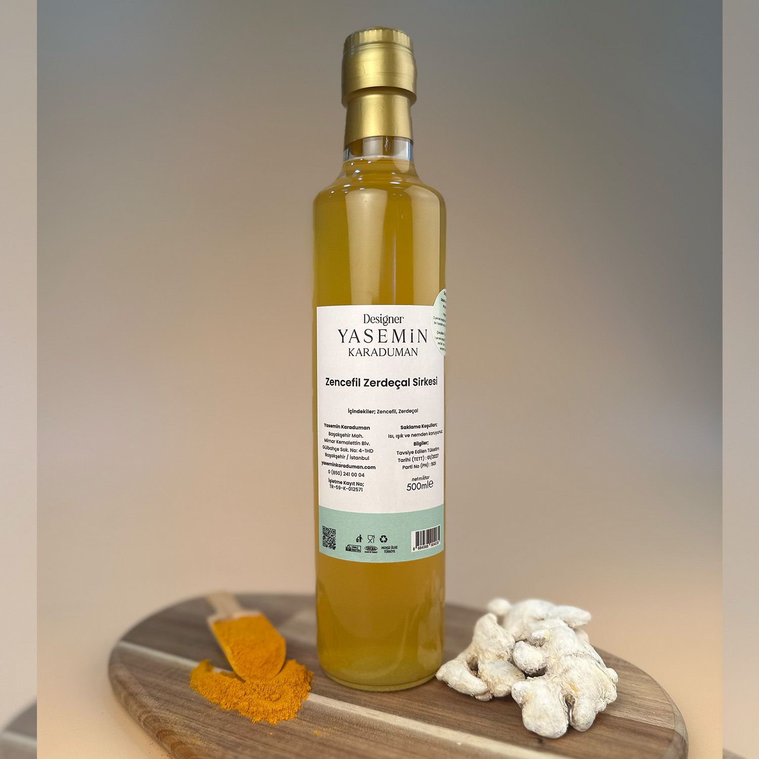 Zencefil Zerdeçal Sirkesi - 1